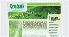 Desktop Screenshot of evergreenlawnsprinklers.com